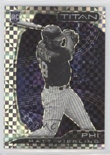 2022 Panini Chronicles Titan Building Blocks Prizm Matt Vierling #16 00jz