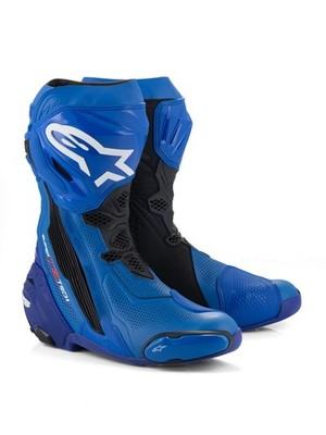 Alpinestars Supertech R Vented Boots Blue Gr. 43 EU Motorradstiefel Blau