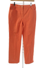 St. John Sport By Marie Gray Women Dress Pants Orange Cotton Size 8
