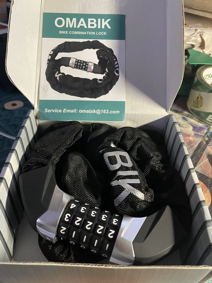 Bike Lock/Bicycle Chain/Cycling Lock 5-Digits Codes Resettable 100,000 Codes - Image 2 of 4