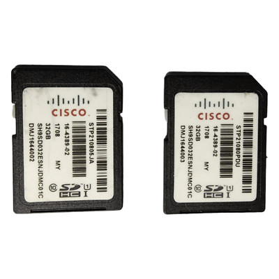 Lot of 2 CISCO 32GB FLASH SD CARD 16-4389-02 FOR UCS SERVERS