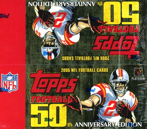 2005 Topps Football 24 Pack Retail Box Sealed Possible Aaron Rodgers Rookie - 第 1/4 張圖片