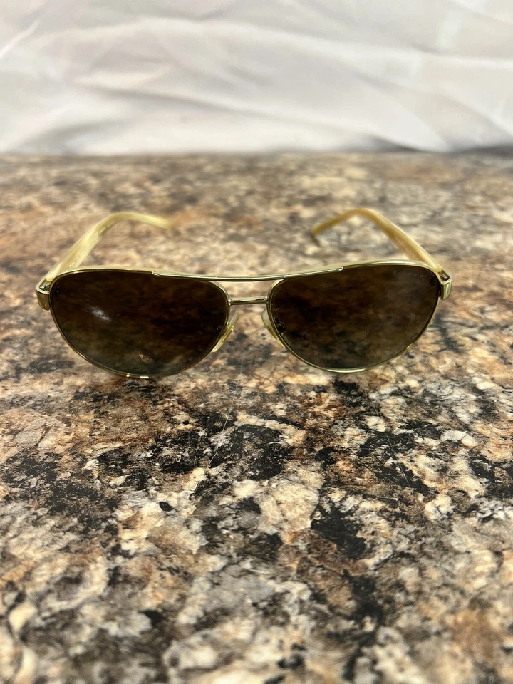 Gafas de sol Ralph Lauren RA4004 101/T5 cuerno dorado brillante aviador SOLO MARCO con estuche Foto 3 de 4