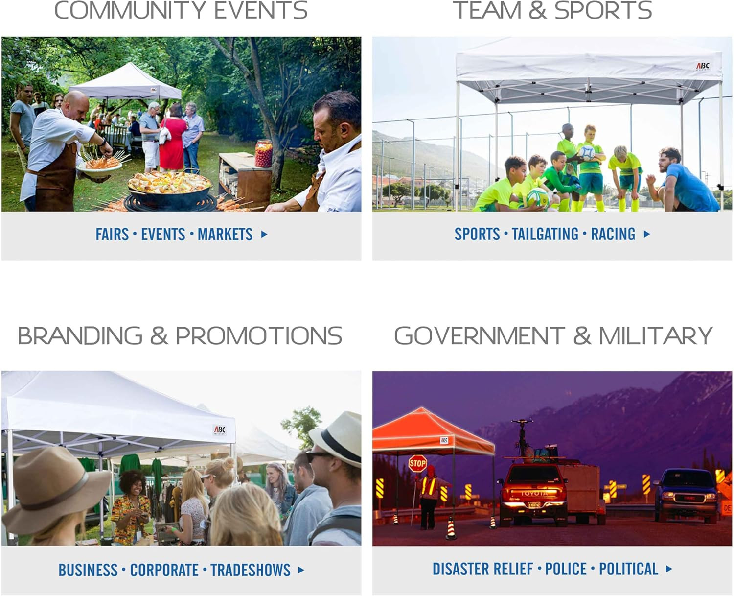 10x20 Easy Pop Up Canopy Tent with Sidewalls - Commercial White Series