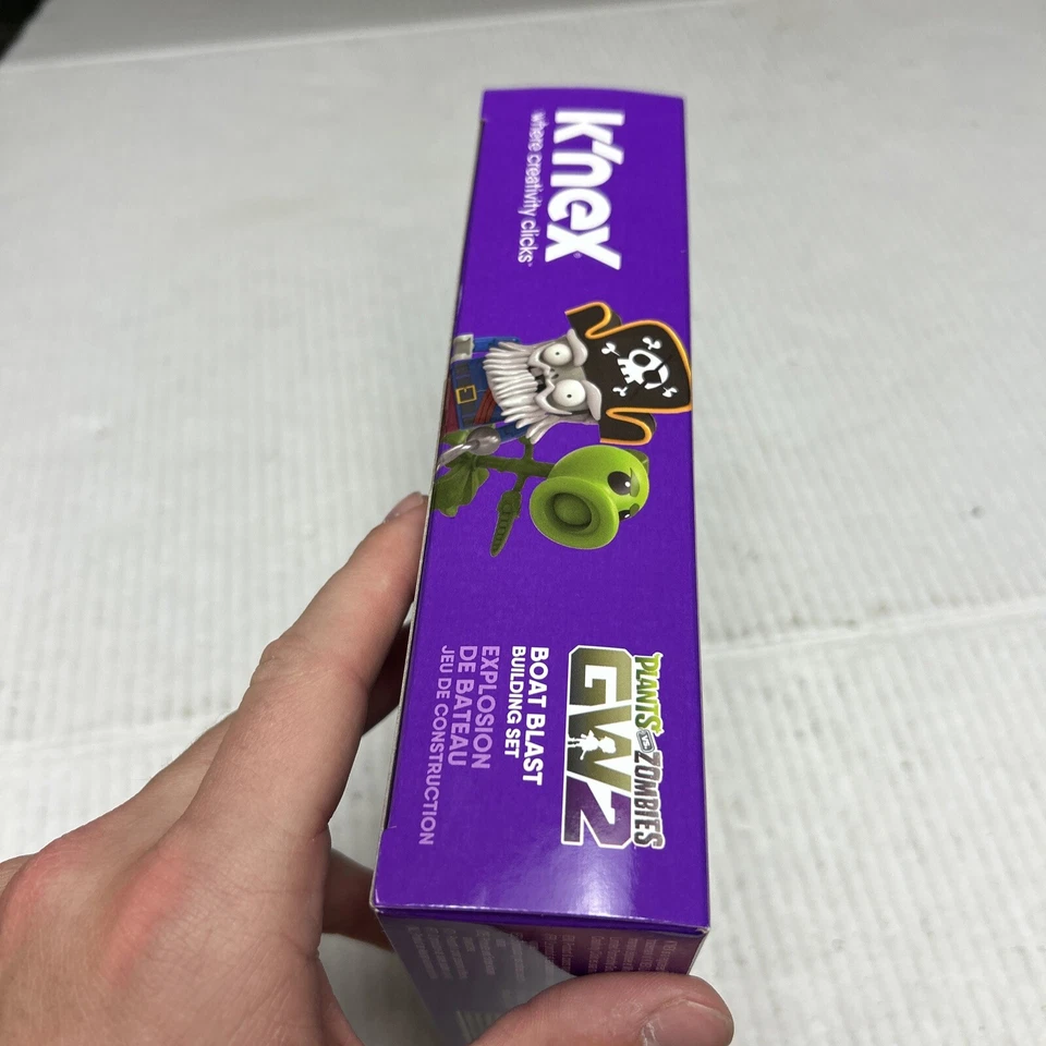 KNEX Plants vs Zombies Boat Blast Building Set New Never Opened Rare - Image 3 of 4