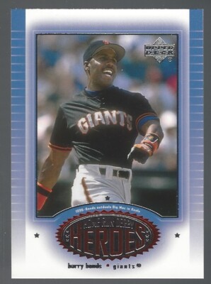 Barry Bonds 2001 Upper Deck Home Run Derby Heroes 96 Card# HD-7 