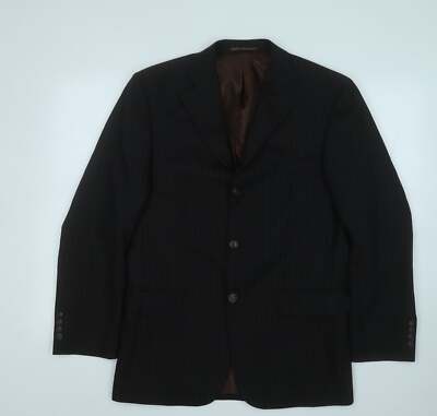 Taylor & Wright Anzugjacke Herren schwarz Wollmischung Größe 38