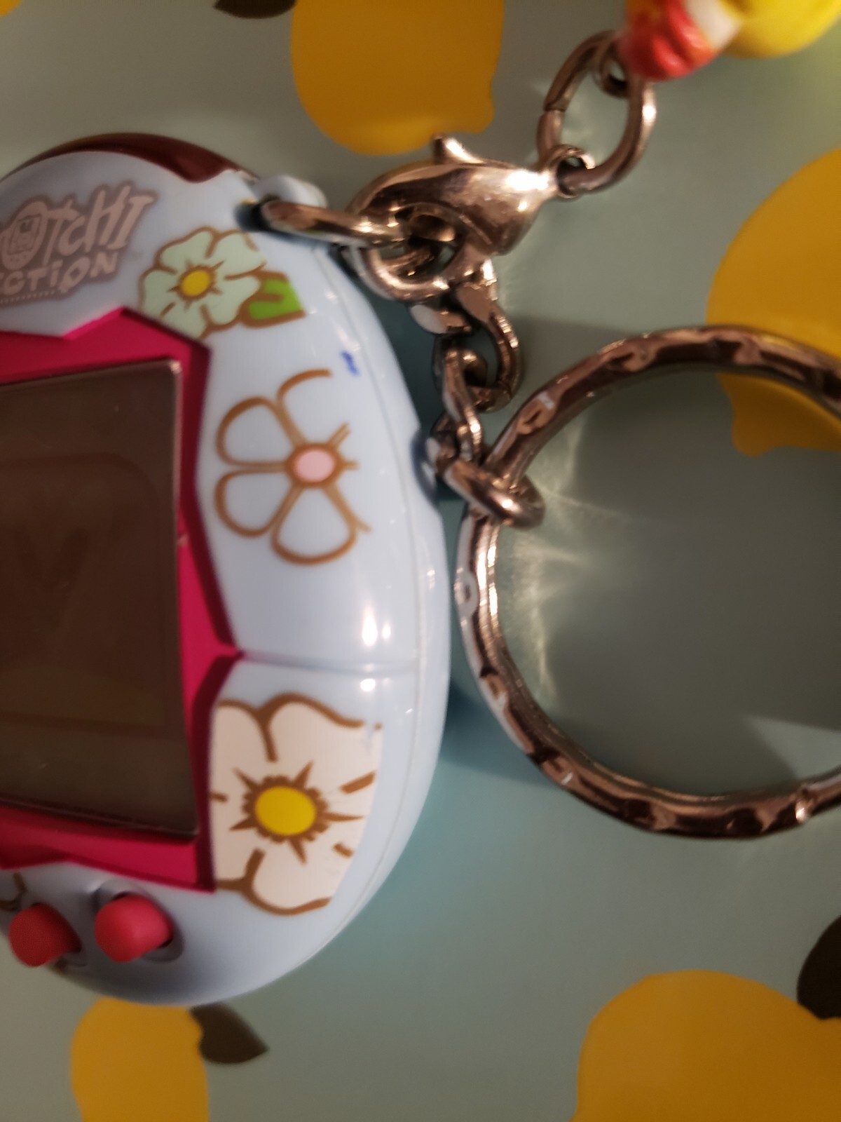 Bandai Tamagotchi Connection V2 Blue With Flowers eBay