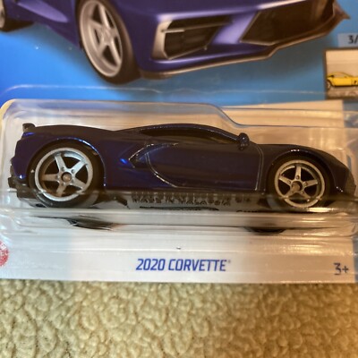 Hot Wheels 2022 Super Treasure Hunt 2020 Corvette - Blue USA