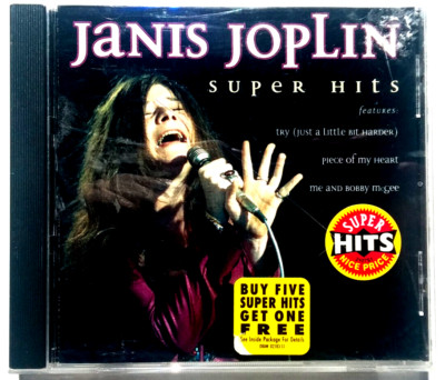 JANIS JOPLIN - Super Hits - CD 2000 Compact Disc / Digital Audio Rock