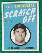 2019 Topps Heritage - 1970 Topps Scratch-Offs #9 Paul Goldschmidt NICE CARD !!!