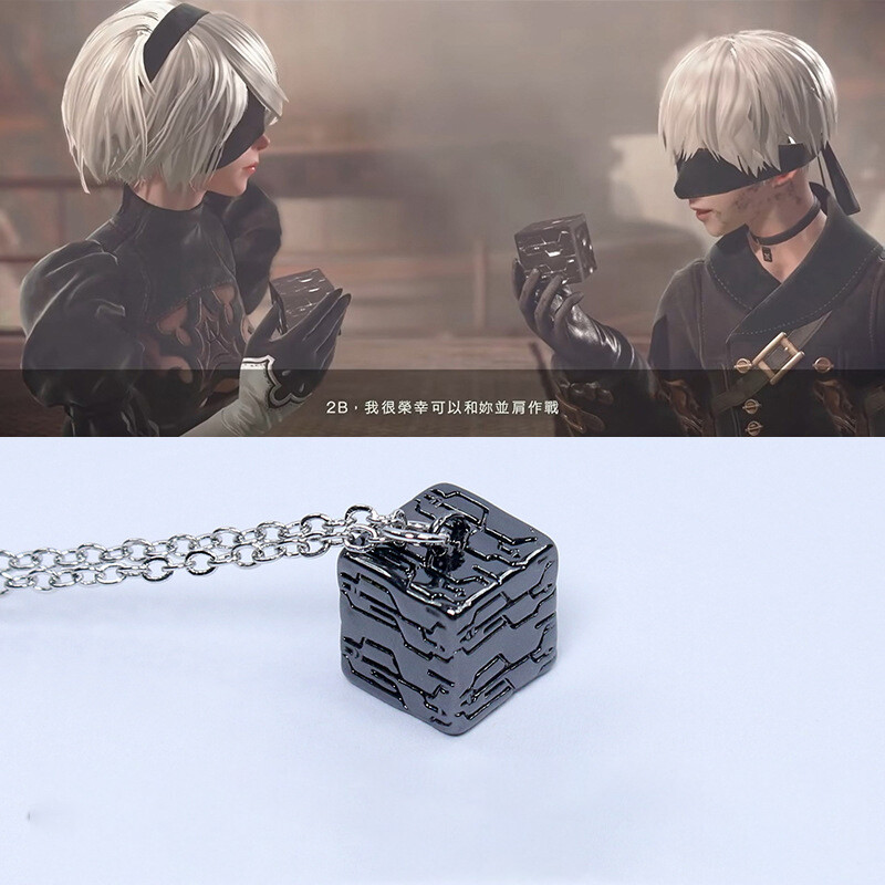 NieR Series MusicCollectionKeyChain 3点 NIER:AUTOMATA SILVER NECKLACE - BLACK BOX | SQUARE ENIX Store