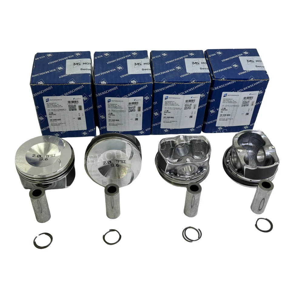 4X Anillos de pistones KS para VW Tiguan Golf Passat AUDI A3 A4 A5 Q3 2.0T 06J107065AH Foto 4 de 4