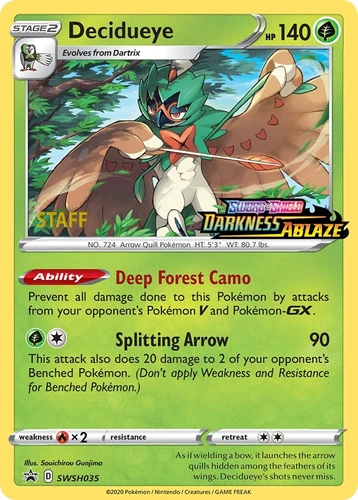 Decidueye SWSH035 SWSH: Sword & Shield Promo Cards