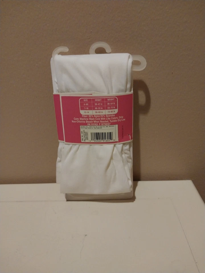 Circa девочек ножки белый колготки размер 12-14 совершенно новый - Изображение 2 из 3