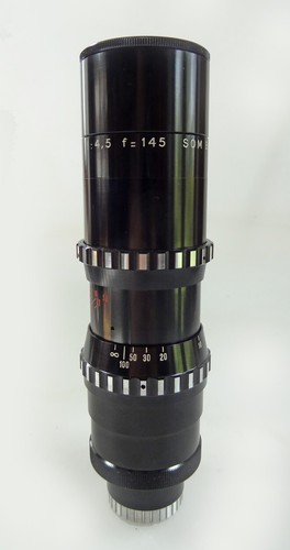 Objectif Beautiful Som Berthiot Tele Cinor 145mm C Mount Pour Boîtier