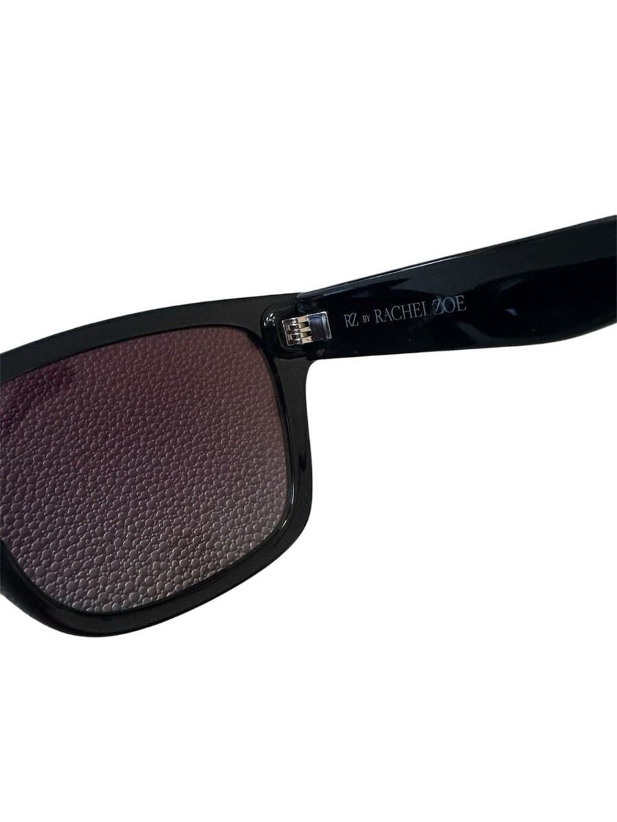 Rachel Zoe Fawn Sunglasses Black Rachel Zoe Fawn Sunglasses In Black - 47% Off | Editorialist main image 3