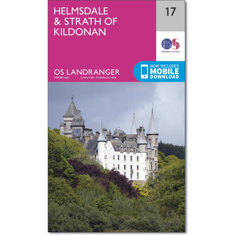 Ordnance Survey Landranger Map 17 Helmsdale & Strath of Kildonan