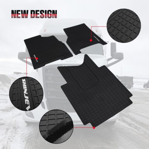 Floor Mats Compatible with Freightliner Columbia 1999-2020,Century 1997-2010,... - Picture 2 of 6