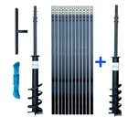 DRILLPARTNER / Hand auger 5-3/4″ + 4″ / 60ft / KIT /water well CLAY BIT FOR FREE