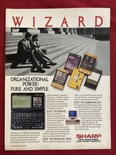 Sharp Wizard OZ-8000 1991 Print Ad - Great To Frame