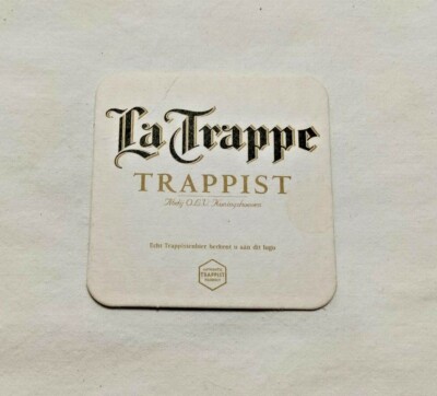 LA TRAPPE TRAPPIST BEER BEER BEER BEERMAT COASTER BEER LID NOW