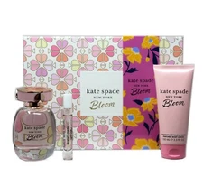 KATE SPADE NEW YORK BLOOM 3 PIECE GIFT SET EAU DE TOILETTE NATURAL SPRAY 100ML