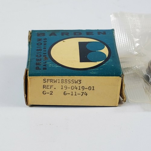 Rodamiento Barden SFRW188SSW3 nuevo stock antiguo - Imagen 2 de 4