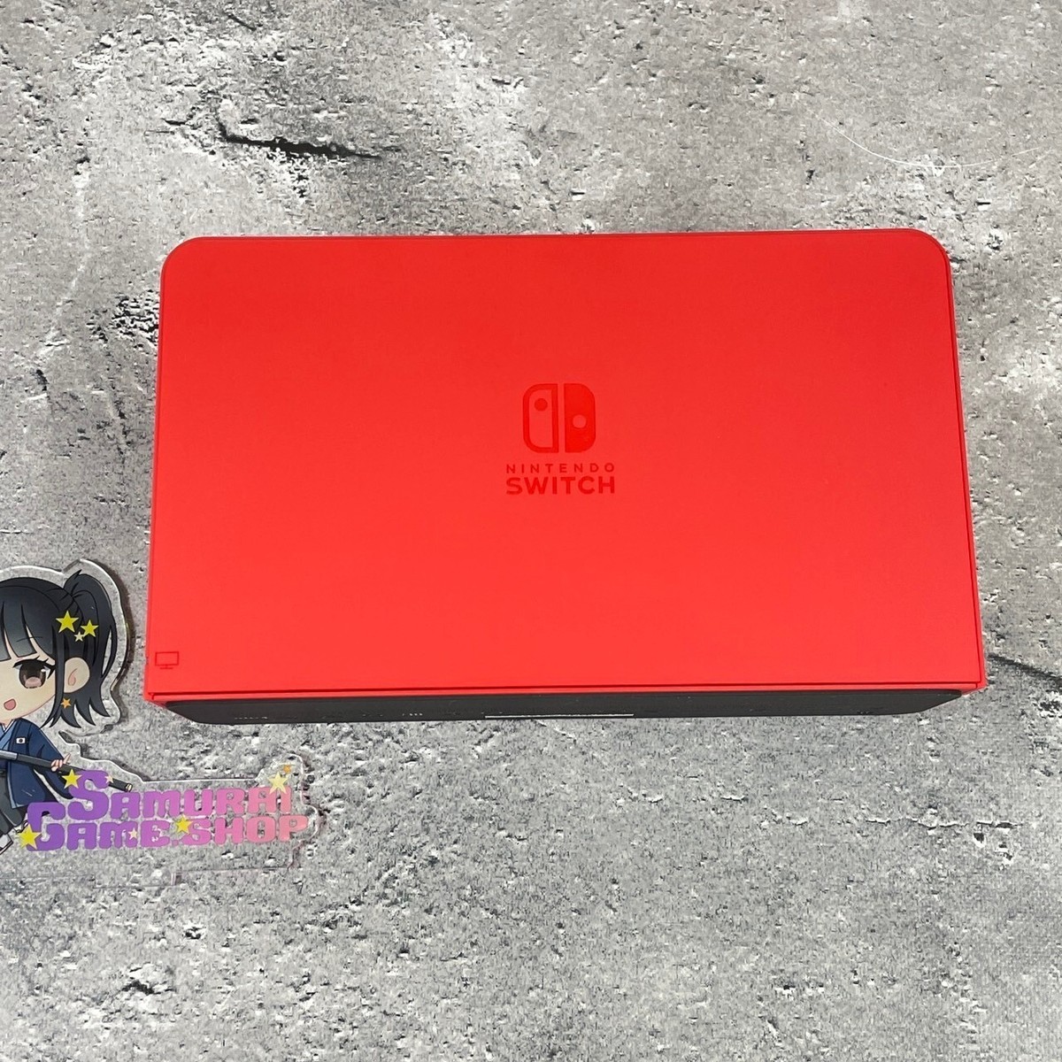 Nintendo Switch 64GB OLED Mario Red Console 1 Day Ship Excellent