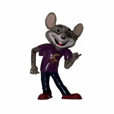 Chuck E. Cheese 2.5” PVC Chuck E Mini Figure Showbiz Pizza Time -No Guitar Music