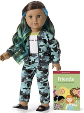 American Girl Street Chic #89 18" Doll Tan Skin Multi Color Hair Hazel Eyes New