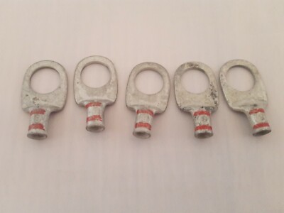 Compression Lug Red 8 with 1/2'' hole (lot of 5)