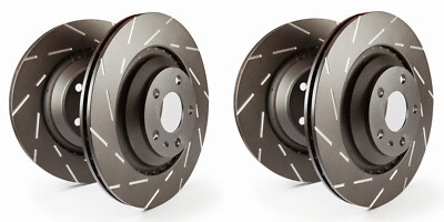 EBC Bremsscheiben Black Dash Vorne+Hinten für Subaru Impreza 1 (GF) Legacy