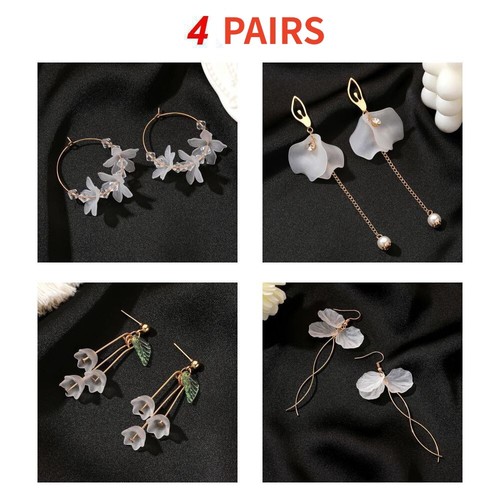 Fashion Stylish Cherry Dangle Earrings Cute Asymmetric Pendant Earrings Elegant - 第 36/38 張圖片