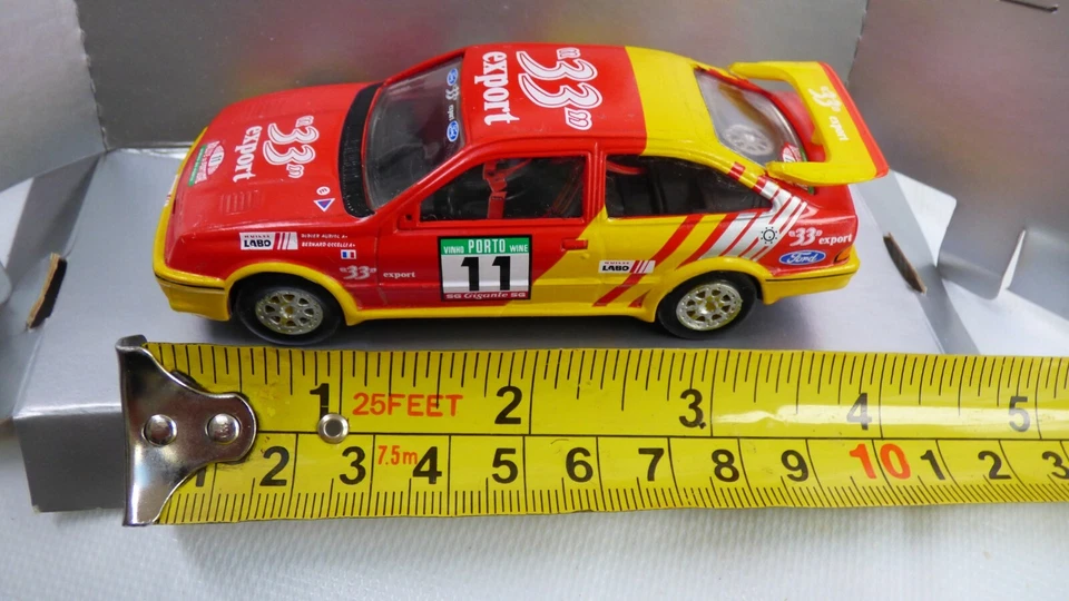 Coche de juguete Trofeu Ford Sierra RS 500 Cosworth 88 Portugal Auriol Didier 1:43 Foto 2 de 4