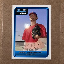 2006 Nick Adenhart Bowman Prospects White Border #B18 Rookie RC SN 13/120
