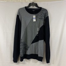 NWT Alfani Grey/Black Men's Sweater, Sz. XL