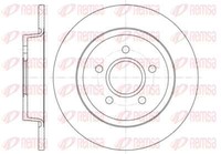Remsa 2X Bremsscheibe Hinten Ø279.9 Mm Voll FüR Ford Focus II Da_ HCP DP 1.6