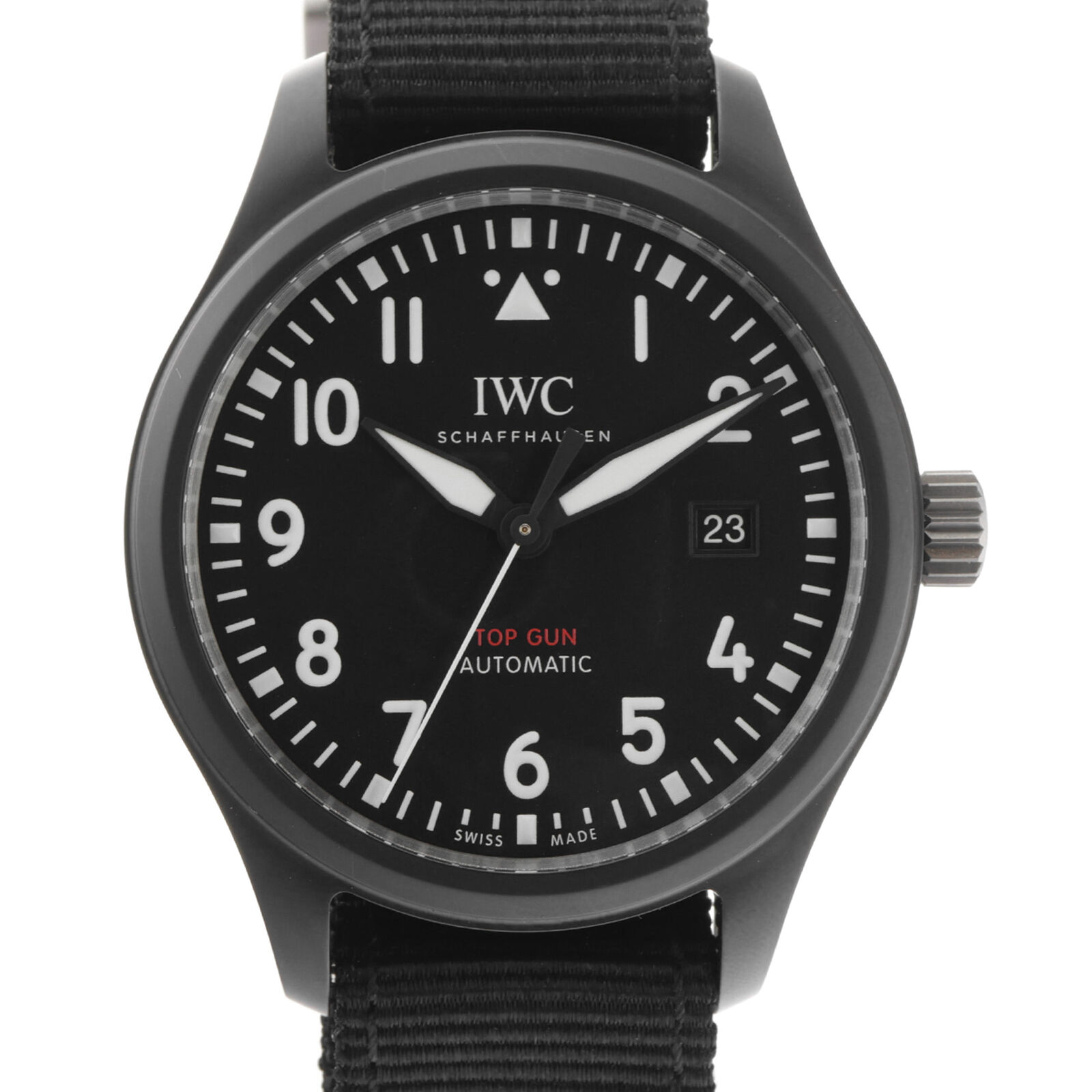 IWC Top Gun  IW326901b 41mm Date Ceramic Automatic box and papers