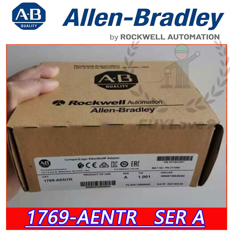 AB NEW Factory Sealed 1769-AENTR Ser A Compactlogix Ethernet Adapter 1769AENTR#L