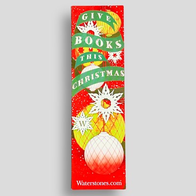 Give Books This Christmas Waterstones Promo Collectible Bookmark (not a book)