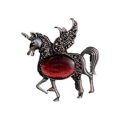 Geflügeltes Einhorn Jelly Bauch Brosche