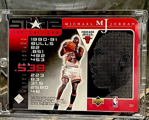 Michael Jordan Card ๐ฅ AUTHENTIC 90โs DIE CUT INSERT RARE ๐ฅ BULLS JERSEY #23 - Picture 2 of 12
