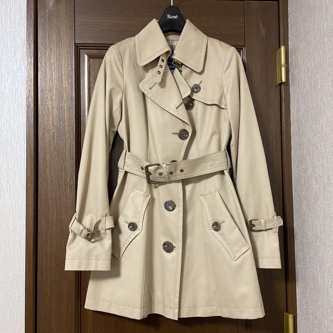BURBERRY LONDON BLUE LABEL FR519-224-40 Trench Coat Women BURBERRY LONDON BLUE LABEL FR519-224-40 Trench Coat Women