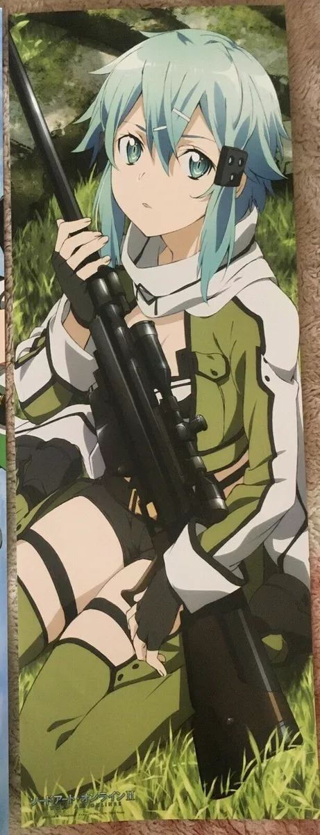 Anime Quente Sword Art Online SAO Sinon Gun Gale Online GGO