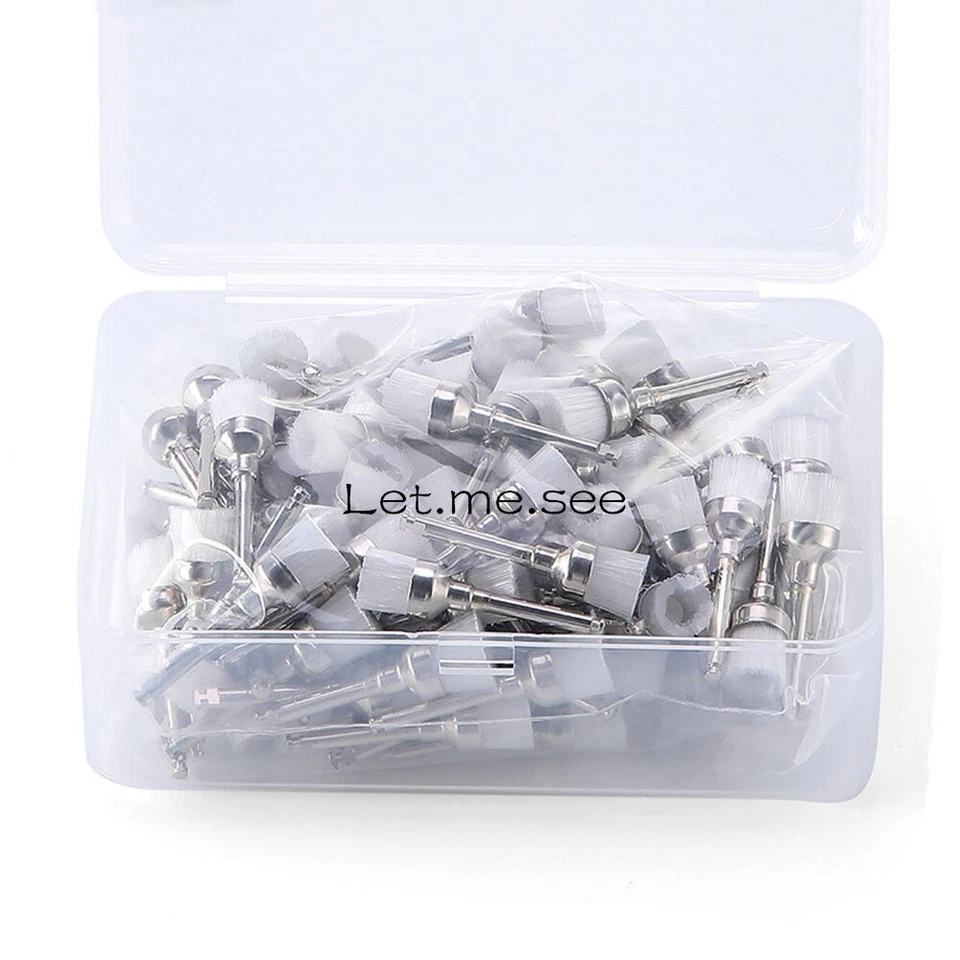 Dental Nylon Polishing Brushes Prophy Bowls Latch RA For Contra-Angle Handpiece - Image 4 of 4