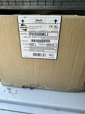 HPS Imperator PH500 MLI Industrial Control Transformer Multi Tap