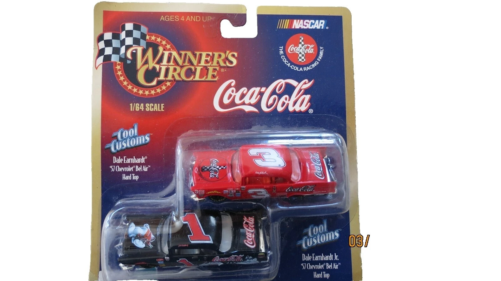 Chevrolet autos de carrera Diecast 1:64 escala 1957 año del vehículo