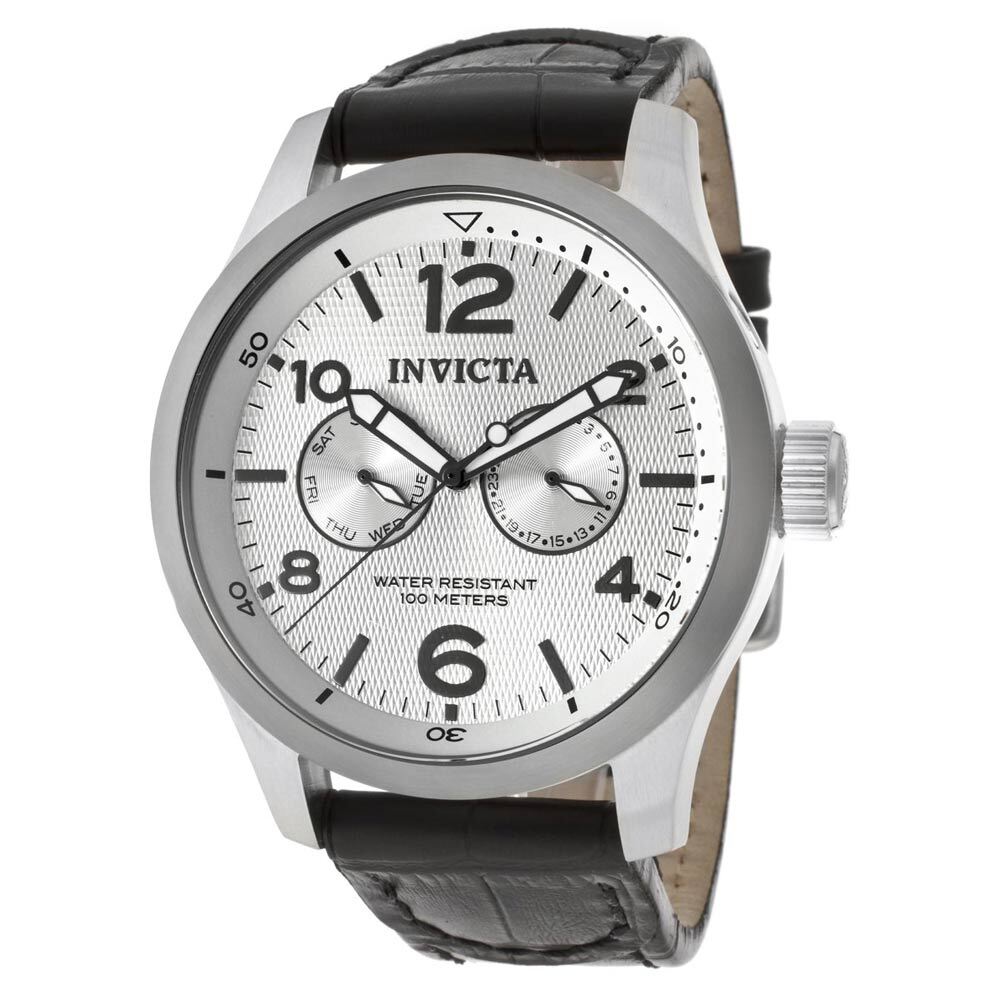 Invicta 10 Silver Watch with Black Strap Invicta Women main image 3