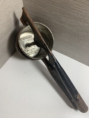 Vintage Universal Metal Potato Masher, Landers, Frary & Clark, U.S.A.
